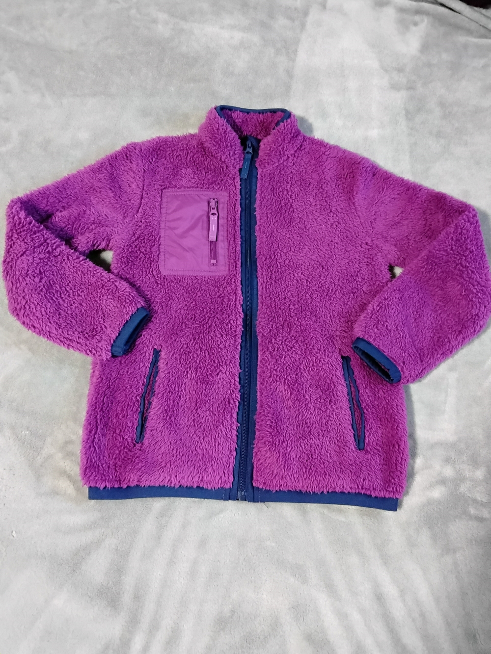 Underground Kids' Purple Plush Fleece Jacket - Picture 4 of 5
